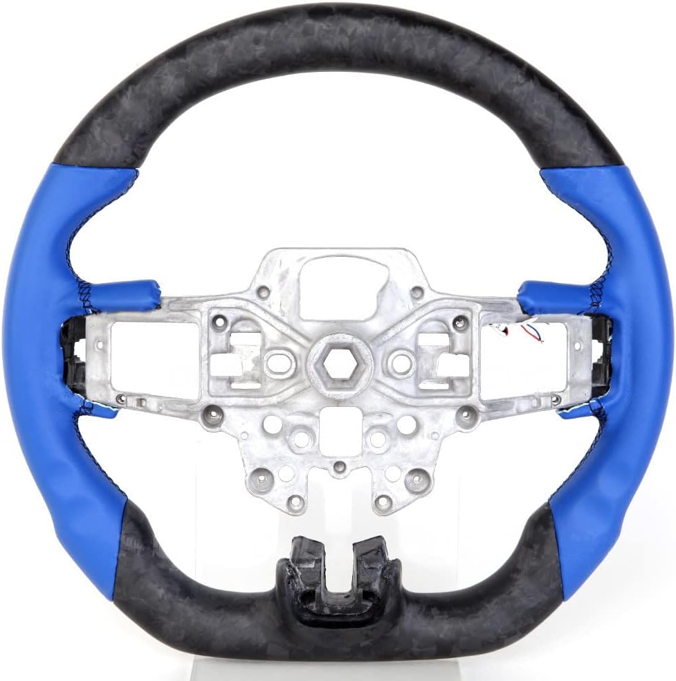 Matte Forged Carbon Fiber LED Steering Wheel T999
