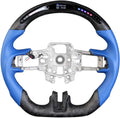 Matte Forged Carbon Fiber LED Steering Wheel T999