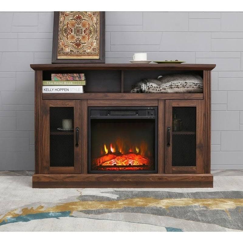 TV Stand with Electric Fireplace 43.3 E879036