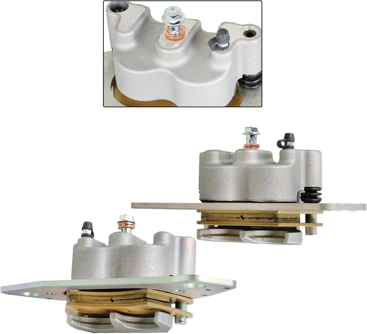 Front Left Right Brake Calipers with Pads U987