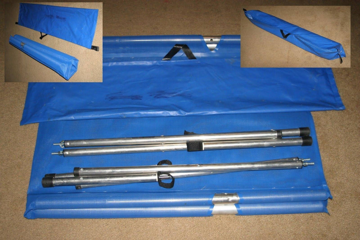 Royal Blue Folding Camp Cot U86012