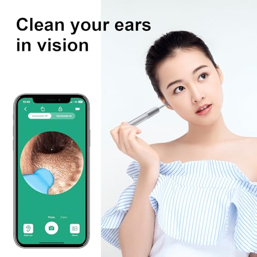 1080P HD Camera Ear Wax Removal Tool with Light A48780