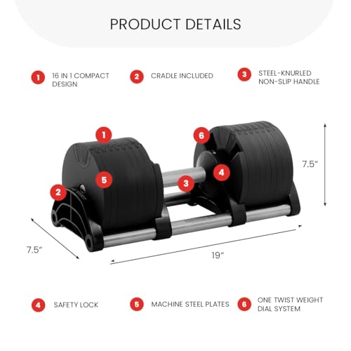 Adjustable Dumbbells Pair 5-80 lbs D567