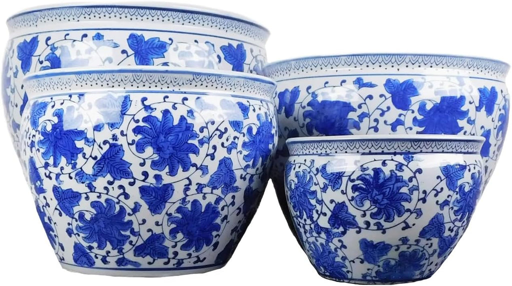 Blue and White Jardiniere S5377