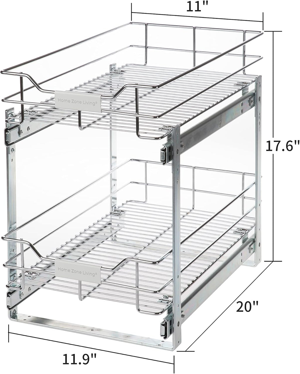2-Tier Pull Out Cabinet Organizer S486