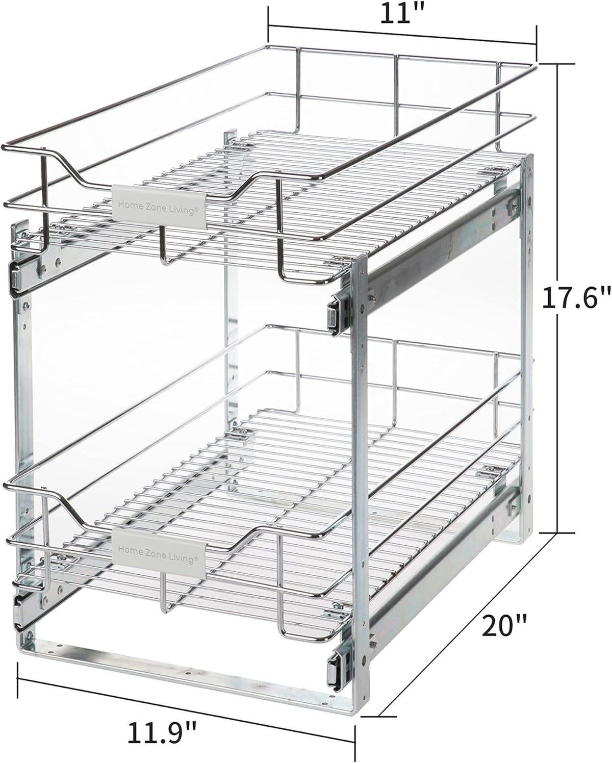 2-Tier Pull Out Cabinet Organizer S486