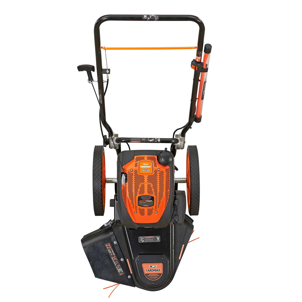 22 in. 170cc Gas Walk Behind String Trimmer Mower W351120