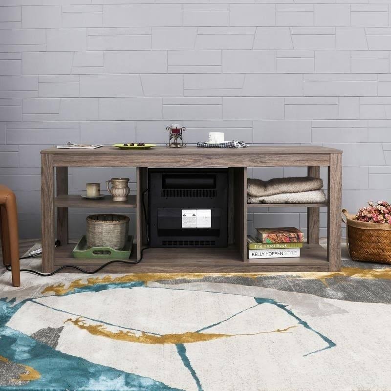 TV Stand with Electric Fireplace 43.3 E879036