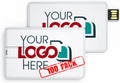 Custom Credit Card USB Flash Drive 512MB 100 Pack T2477