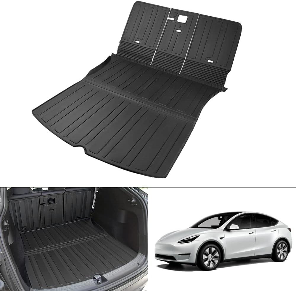 Custom Fit Trunk Mat Cargo Liner Back Seat Protector Black X337