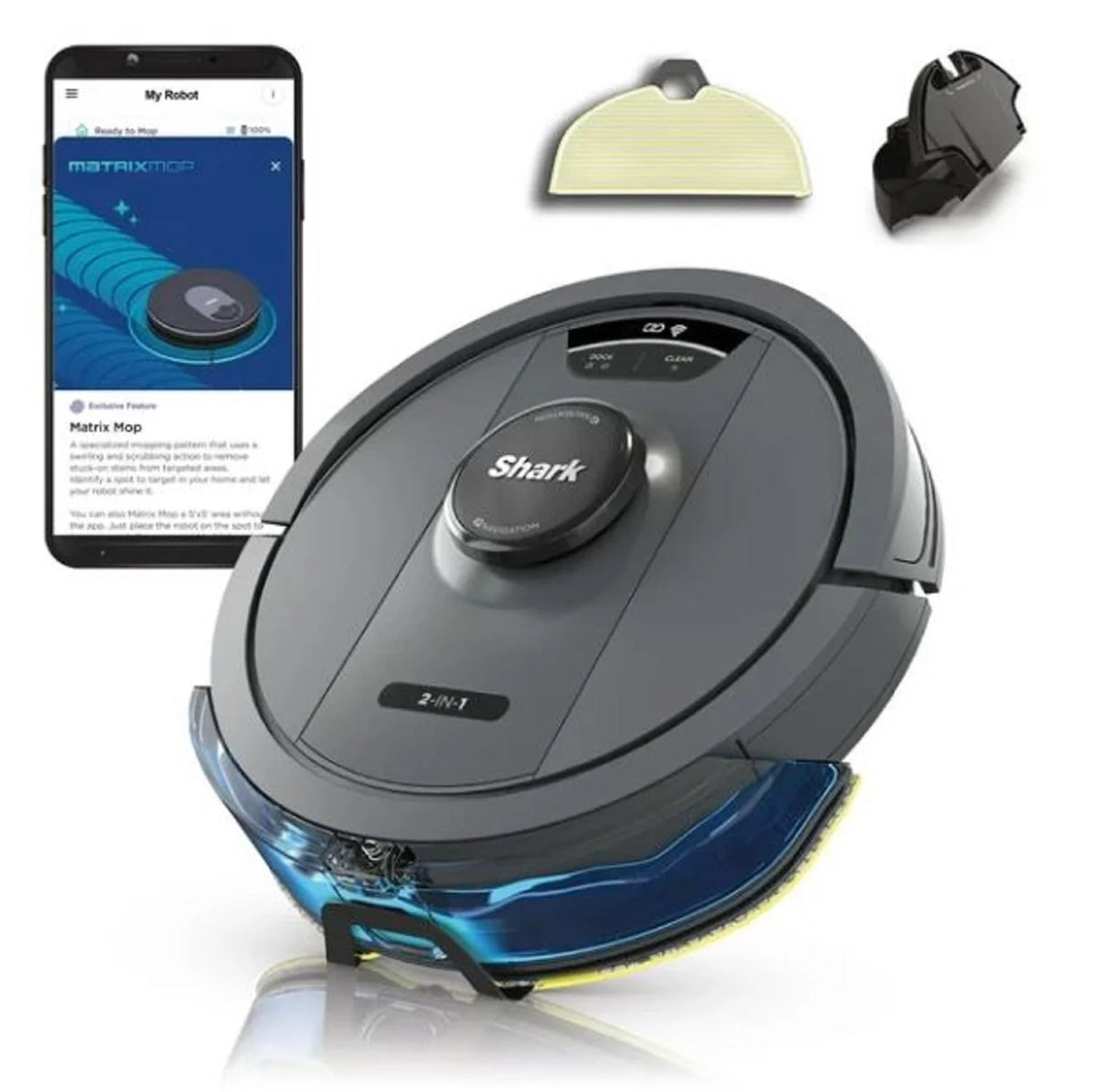 2-in-1 Robot Vacuum and Mop T225618