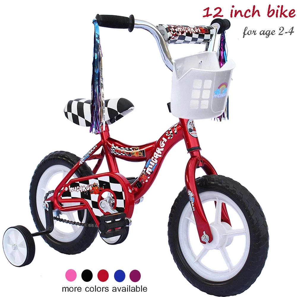 12 Kid's Beginner Bicycle Foam Tire Red T17767