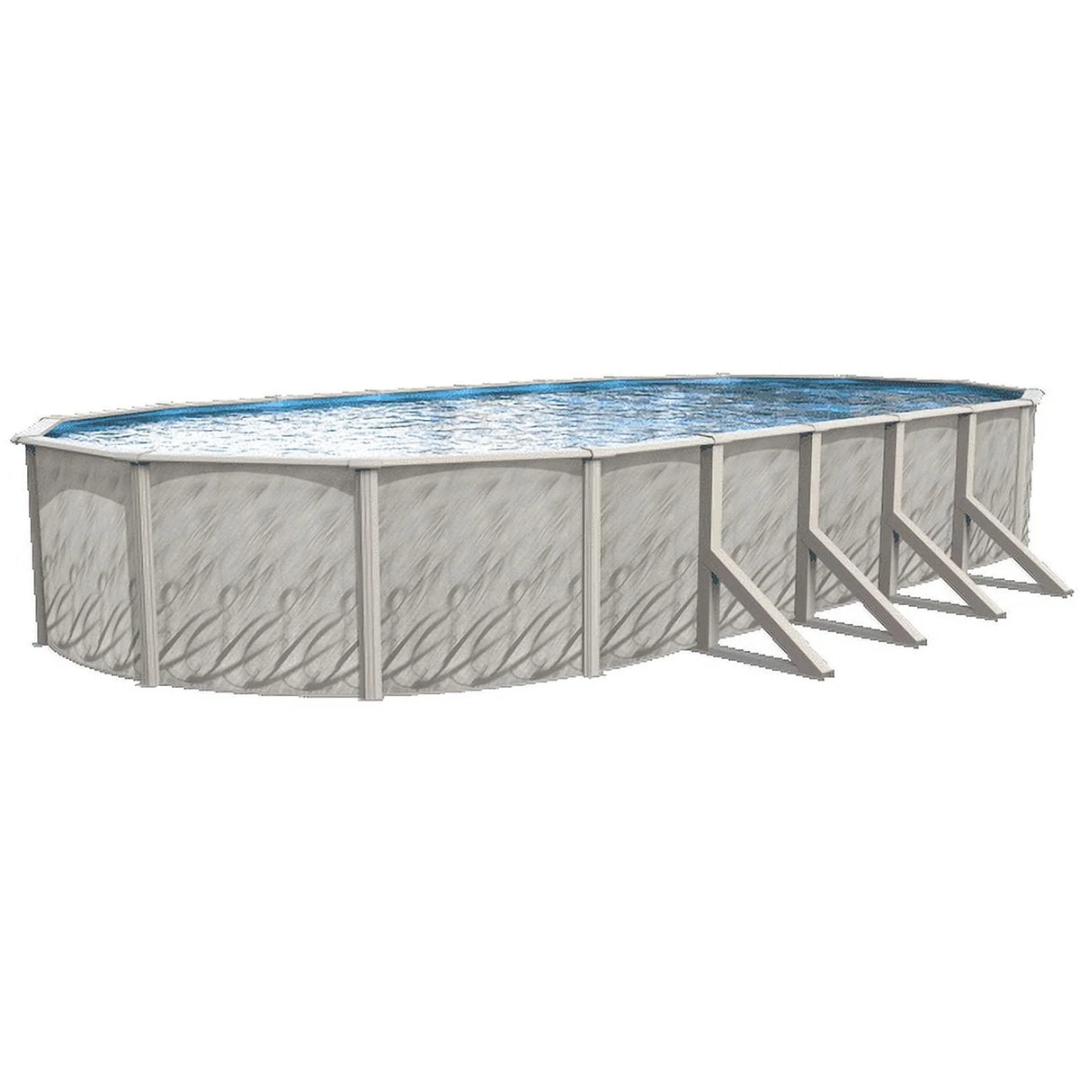 12' x 24' x 52 Oval Above Ground Swimming Pool J737
