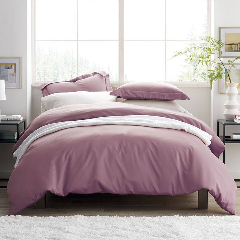 Green Supima Cotton Sateen Queen Duvet Cover W83505