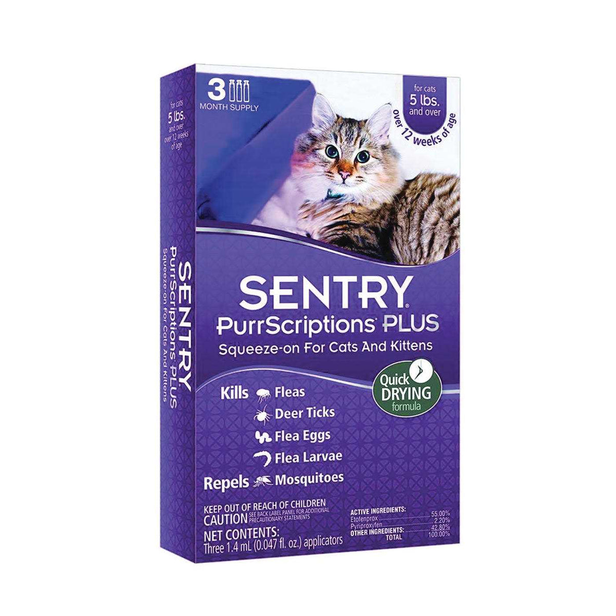 Flea & Tick Control for Cats & Kittens B95897