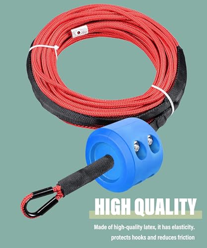 Black Rubber Winch Cable Hook Stopper H33914
