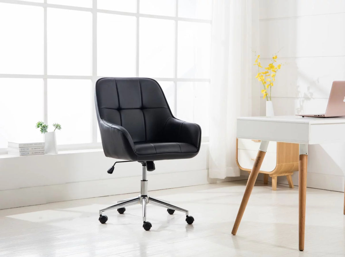 Executive Office Chair with Armrests, Height Adjustable, 360 Degree Swivel M794