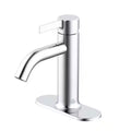 Single-Handle Single-Hole Bathroom Faucet in Chrome W167507
