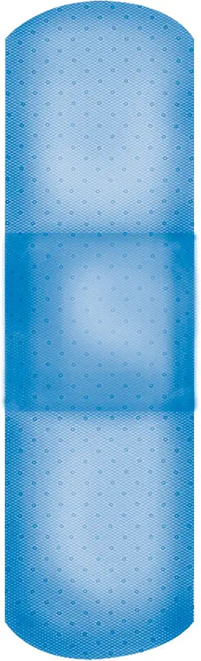 Blue Metal Detectable Adhesive Strips, Sterile, 1" x 3", 1200 per Case P692675