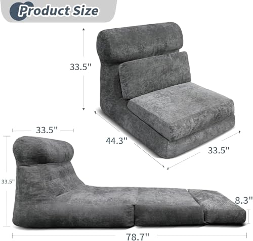 Folding Sofa Bed with Washable Cover X80737