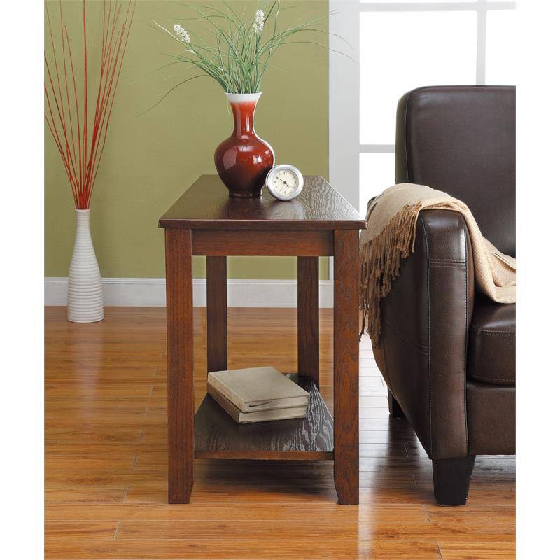 Espresso Chairside Table T464