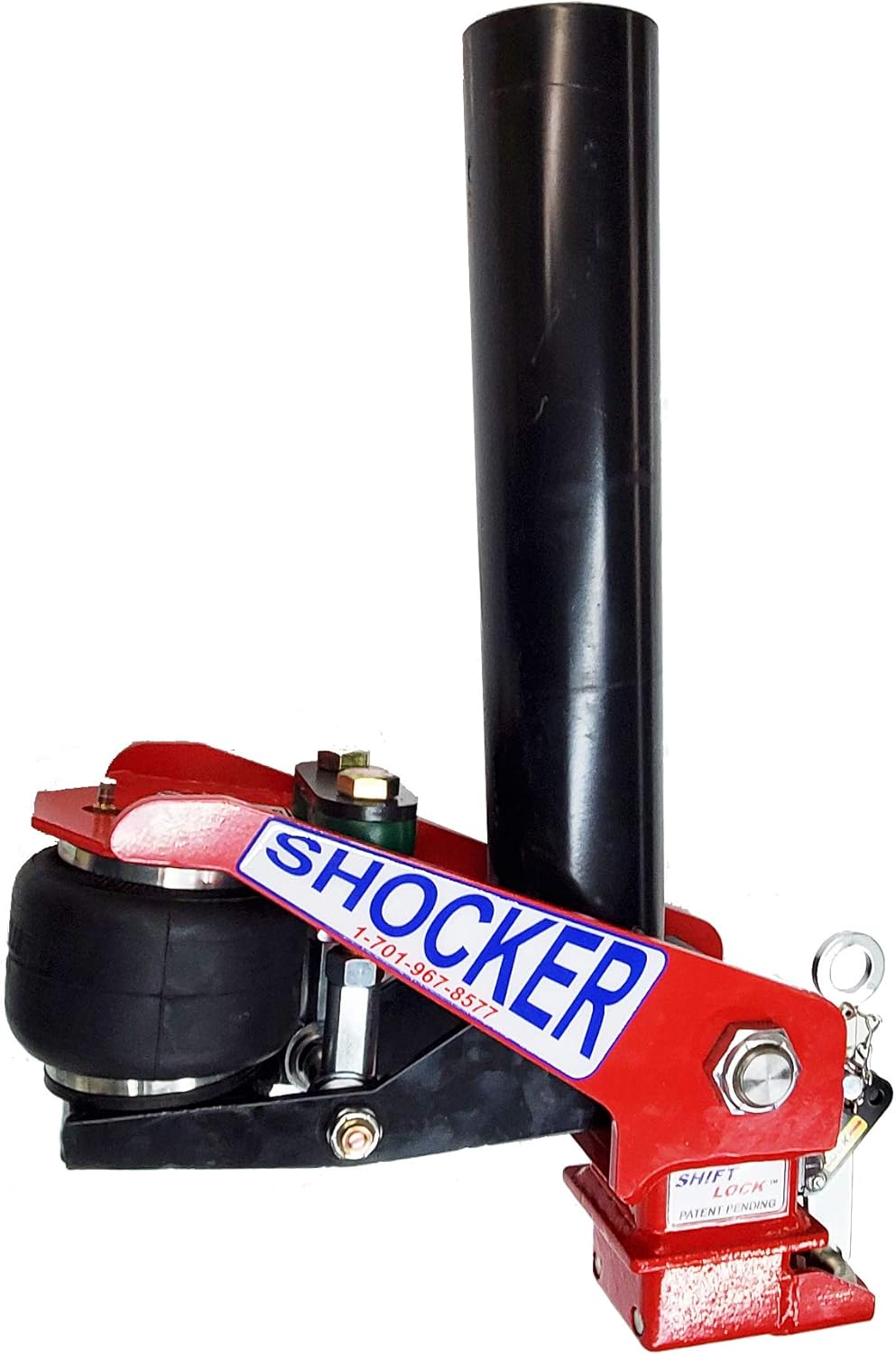 Gooseneck Air Hitch & Coupler, Round 4" Blank No Pin 30K SL Z55575