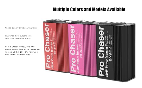 400W Power Inverters DC 12v to 110v AC U44153