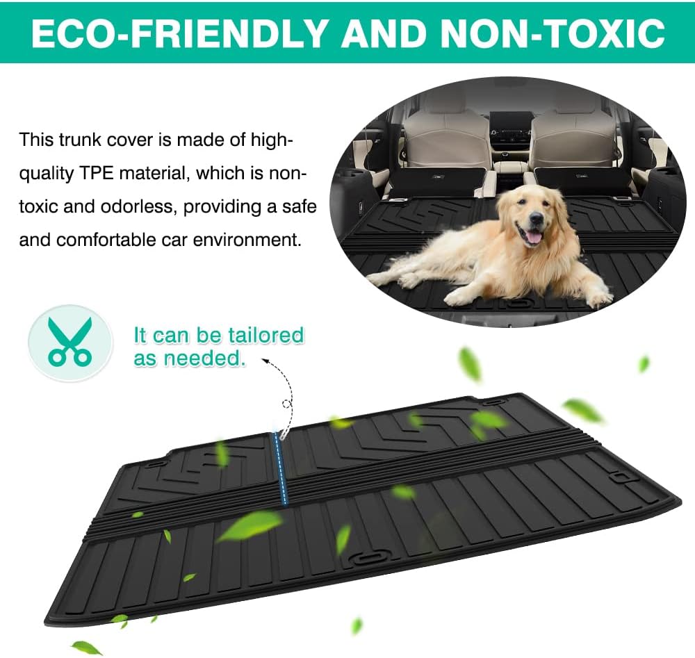 Cargo Liner Trunk Mat All Weather TPE Pack of 2 Y110