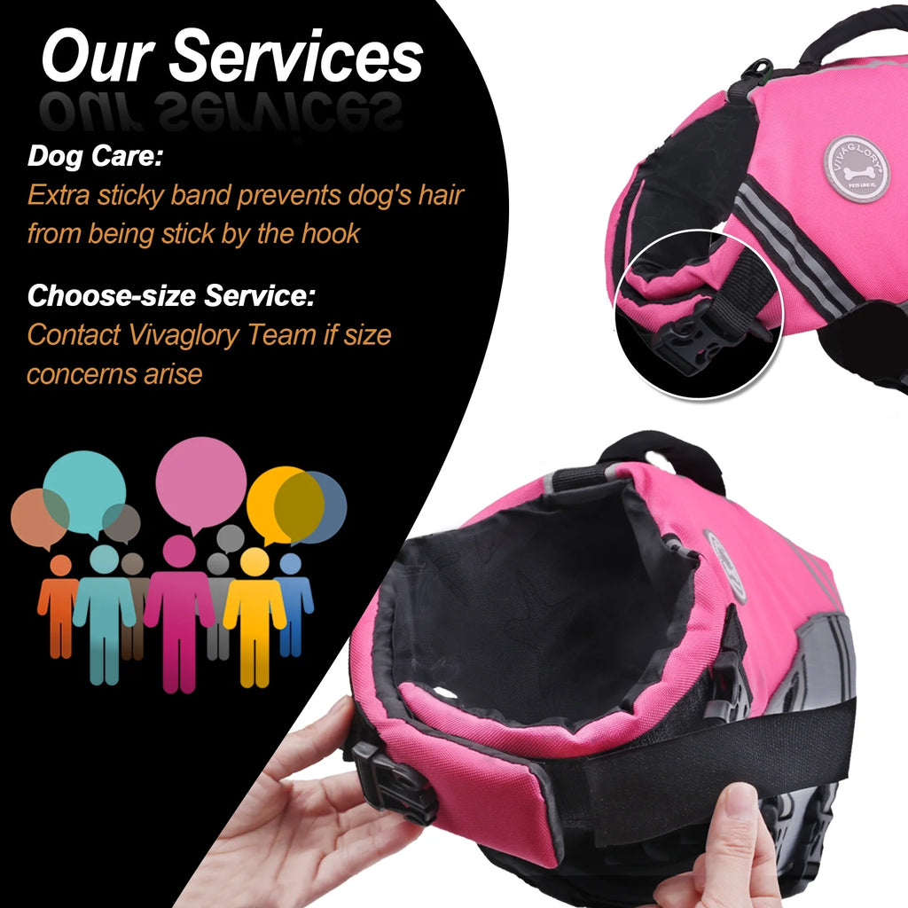 Pink Large Dog Life Jacket Vest H791600