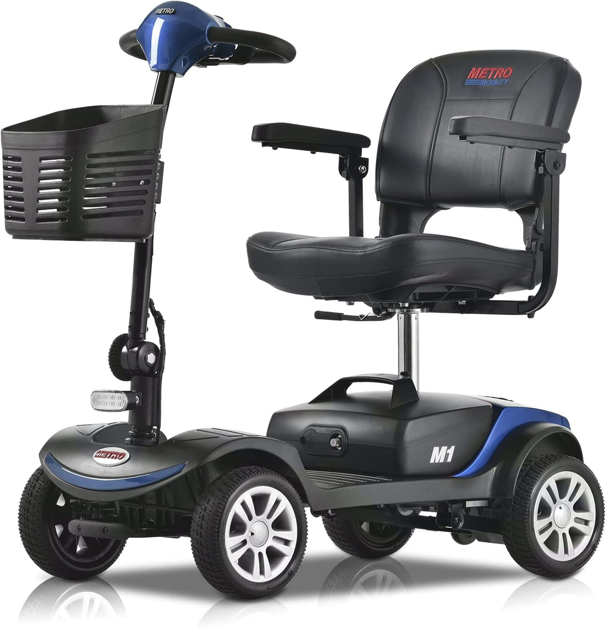 Yellow 4 Wheel Foldable Electric Mobility Scooter N89433