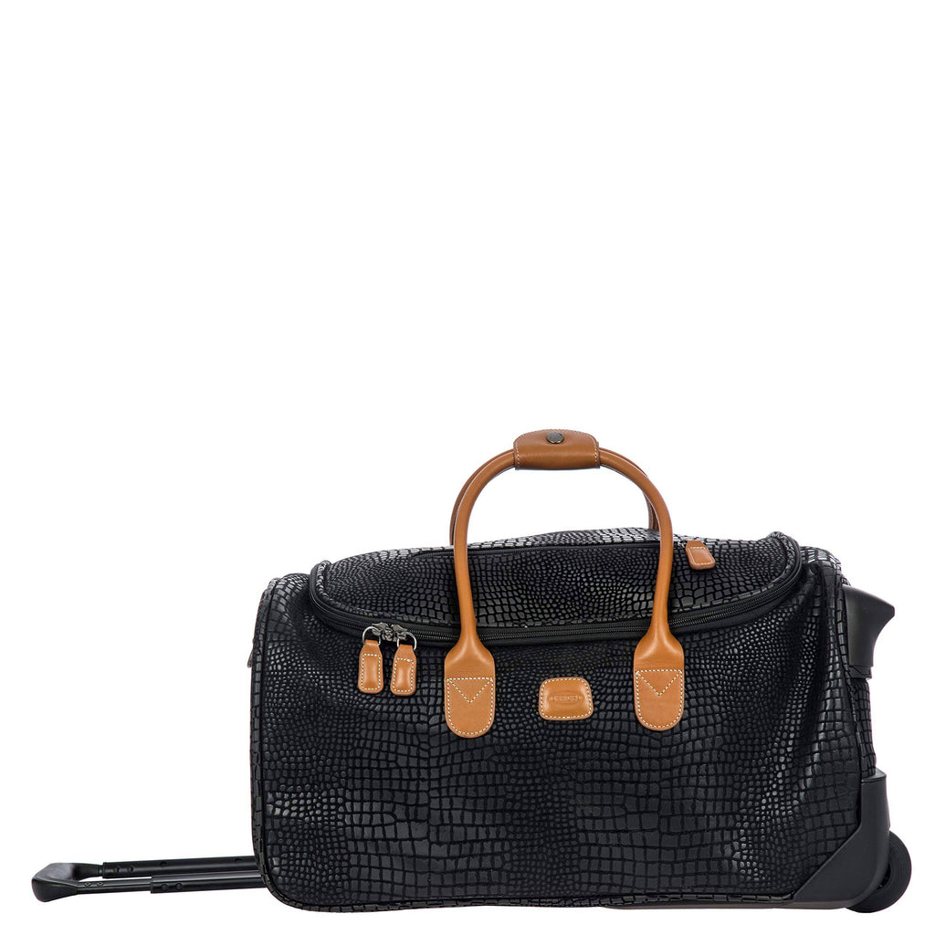 Black Carry-On Rolling Duffle W1879