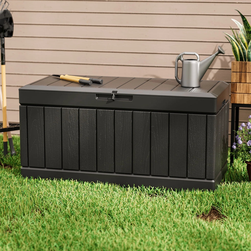 82 Gallon Resin Lockable Deck Box D268