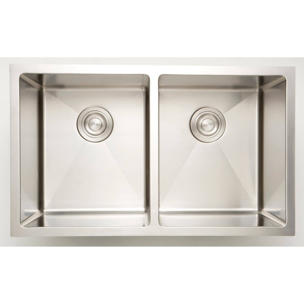 Chrome Kitchen Sink with Stainless Steel Finish, 18 Gauge N58800