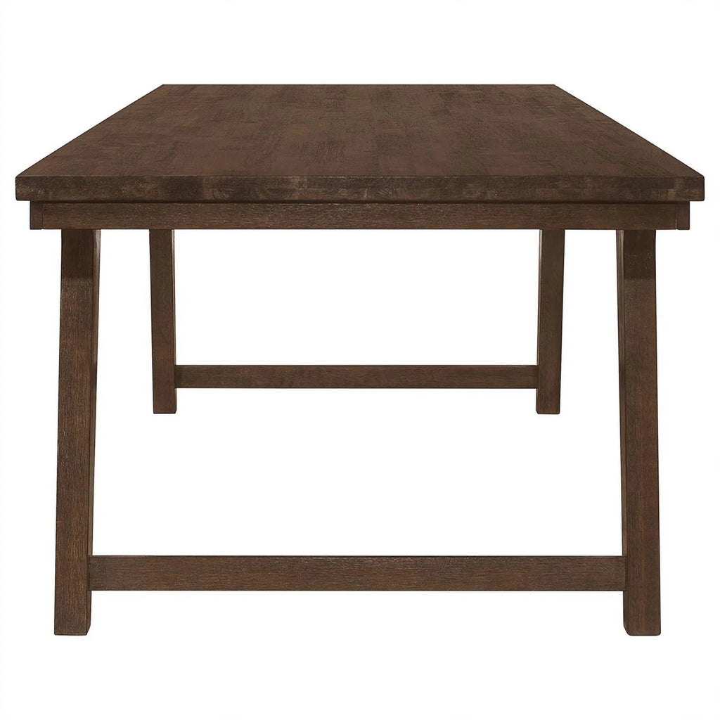 7-piece Farmhouse Wood Rectangular Dining Table Set X56381