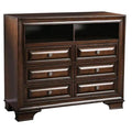 6 Drawer Wood TV Stand S181