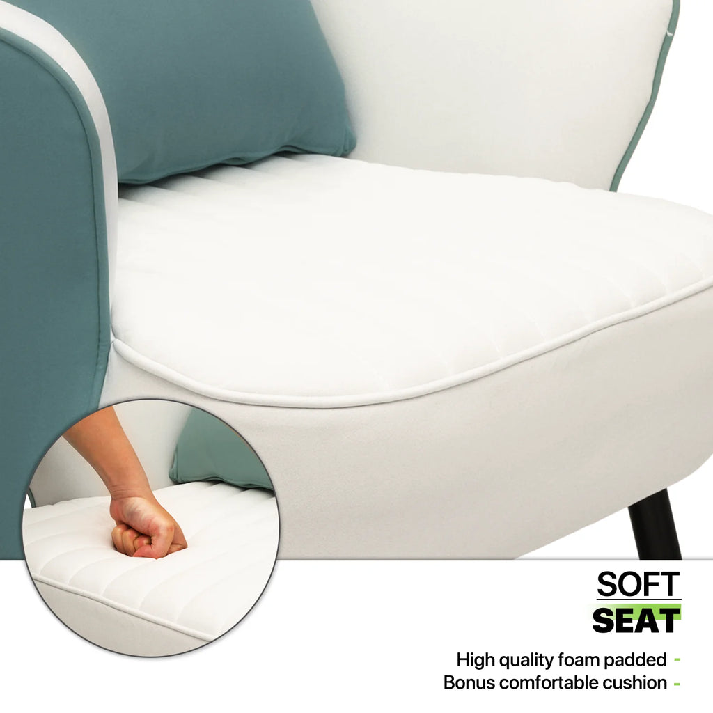 Cadet Blue Upholstered Accent Chair Z5375