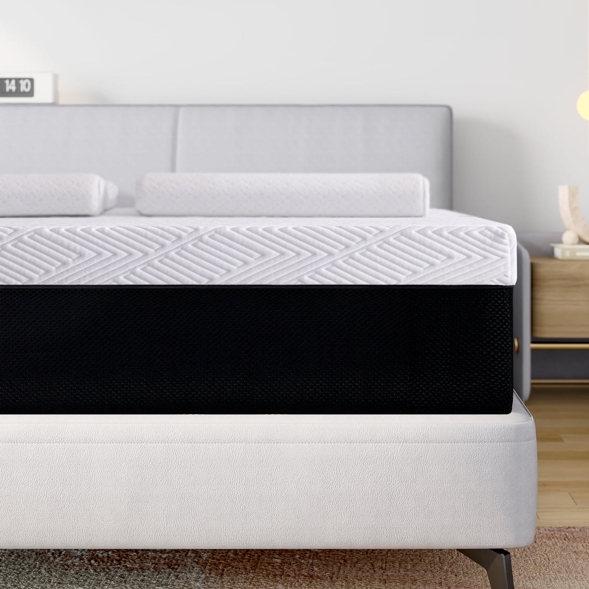 Short Queen 10 Cooling Gel Memory Foam Mattress O720