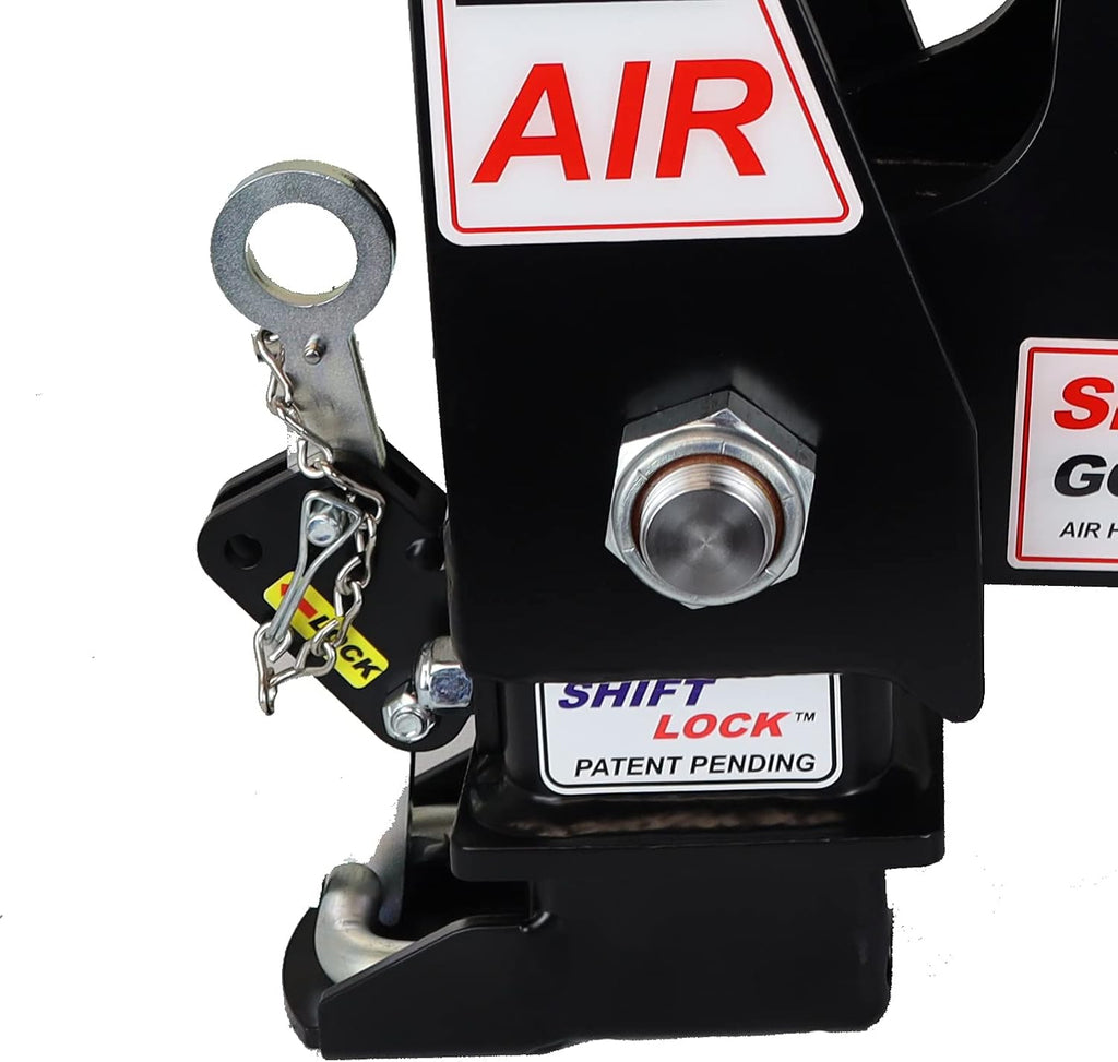 Gooseneck Air Hitch & Coupler, Round 4" Blank No Pin 30K SL Z55575