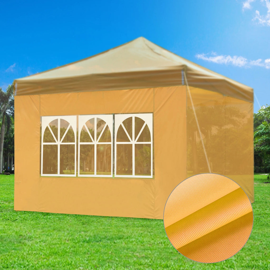 UV30+ Privacy Window Sidewall for 10x10ft Canopy Camping 2 Pieces S70444