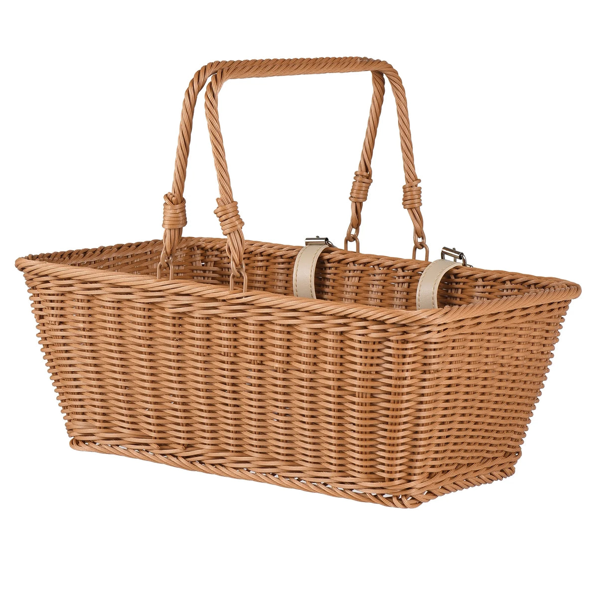 Hand Woven Wicker Bike Basket D8676