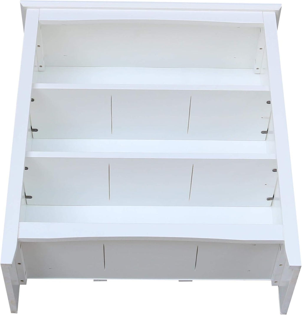 White Bookcase Y168