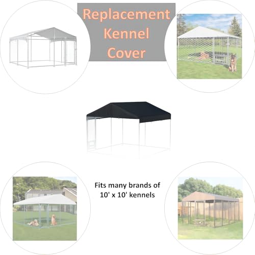 10' x 10' 600D Heavy Duty Waterproof UV Resistant Dog Kennel Cover D179297