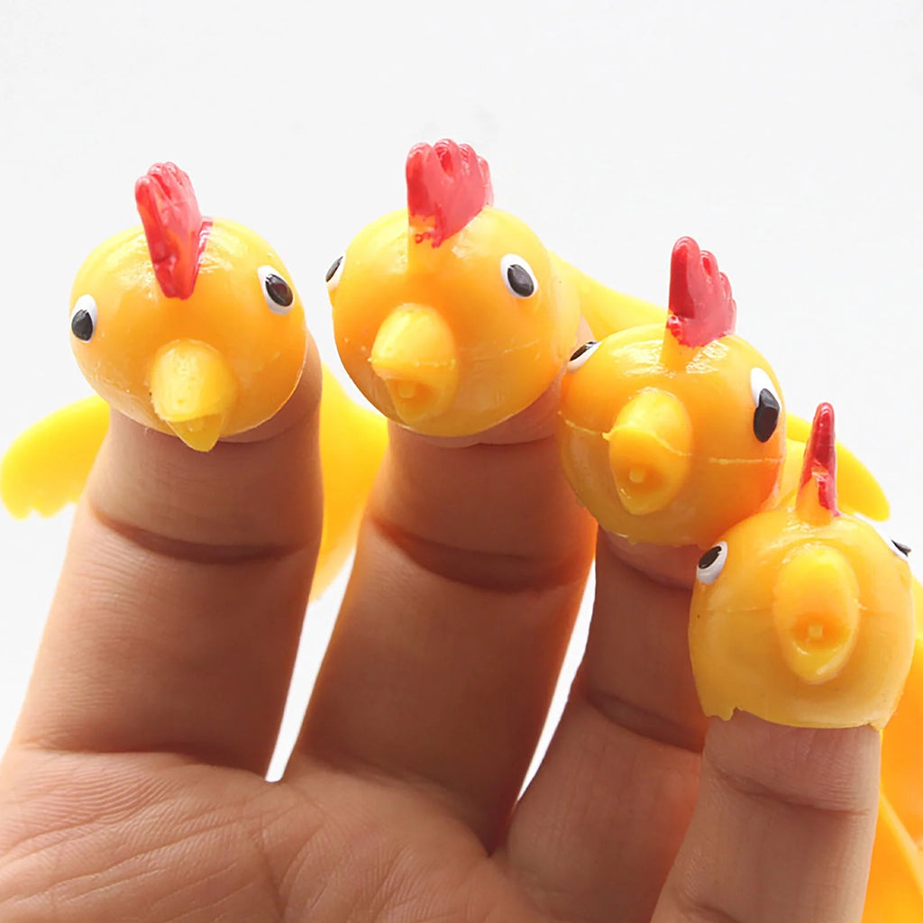 12 PCS Creative Ejection Chicken Toy V450771