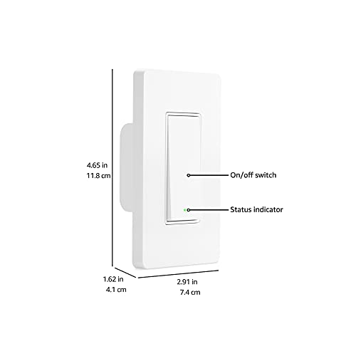 White Single Pole Smart Switch P229