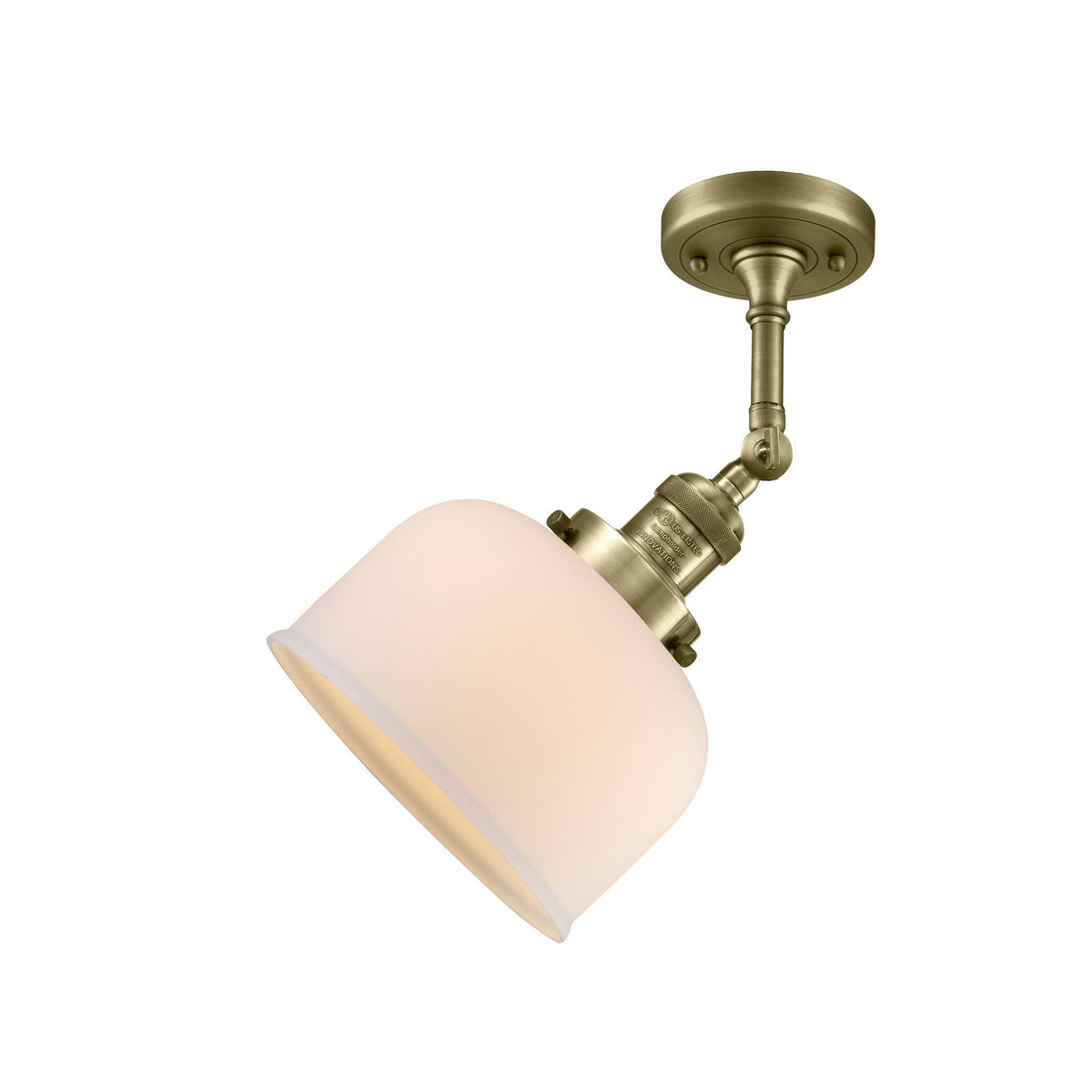 Bronze LED Semi Flush Mount Light O385