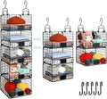 5 Tiers Hanging Closet Shelves Organizer with S Hooks R78667