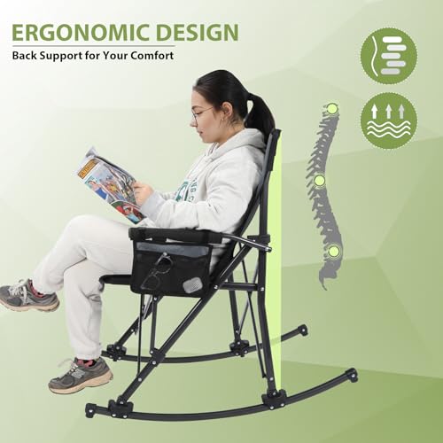 Oversized Folding Camping Chair with Cup Holder E268