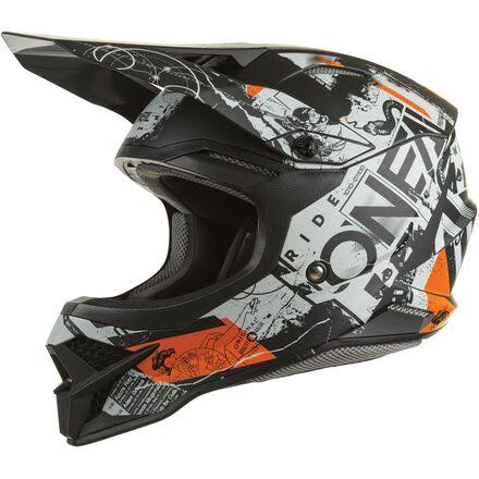 Black/Grey/Orange Racing Helmet H201927