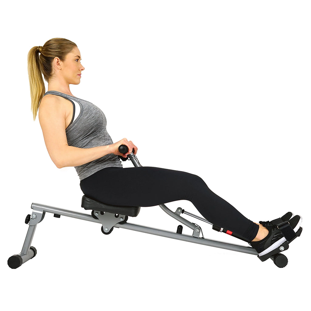 Rowing Machine Rower with Digital Monitor and Adjustable Resistance I377031