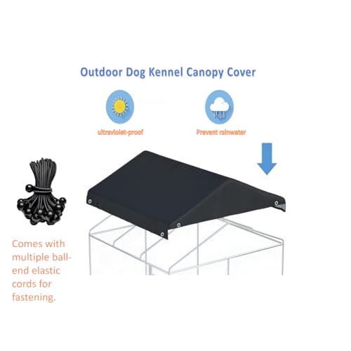 10' x 10' 600D Heavy Duty Waterproof UV Resistant Dog Kennel Cover D179297